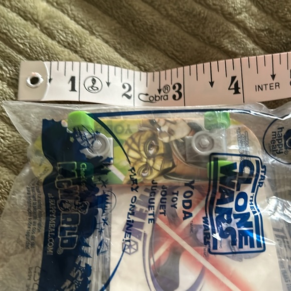2010 McDonalds Happy Meal Toy Star Wars: The Clone Wars #4 Yoda Skateboard - Picture 5 of 5